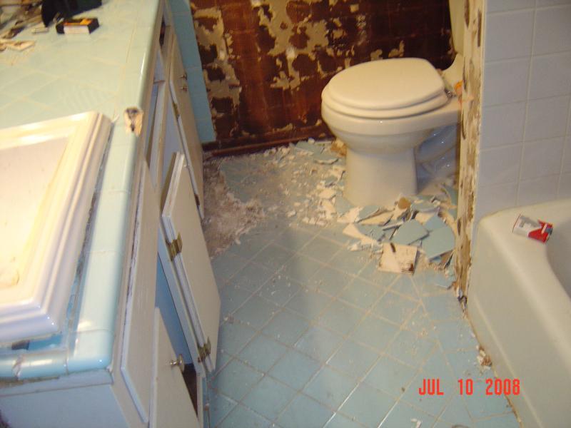 Bathroom remodel before